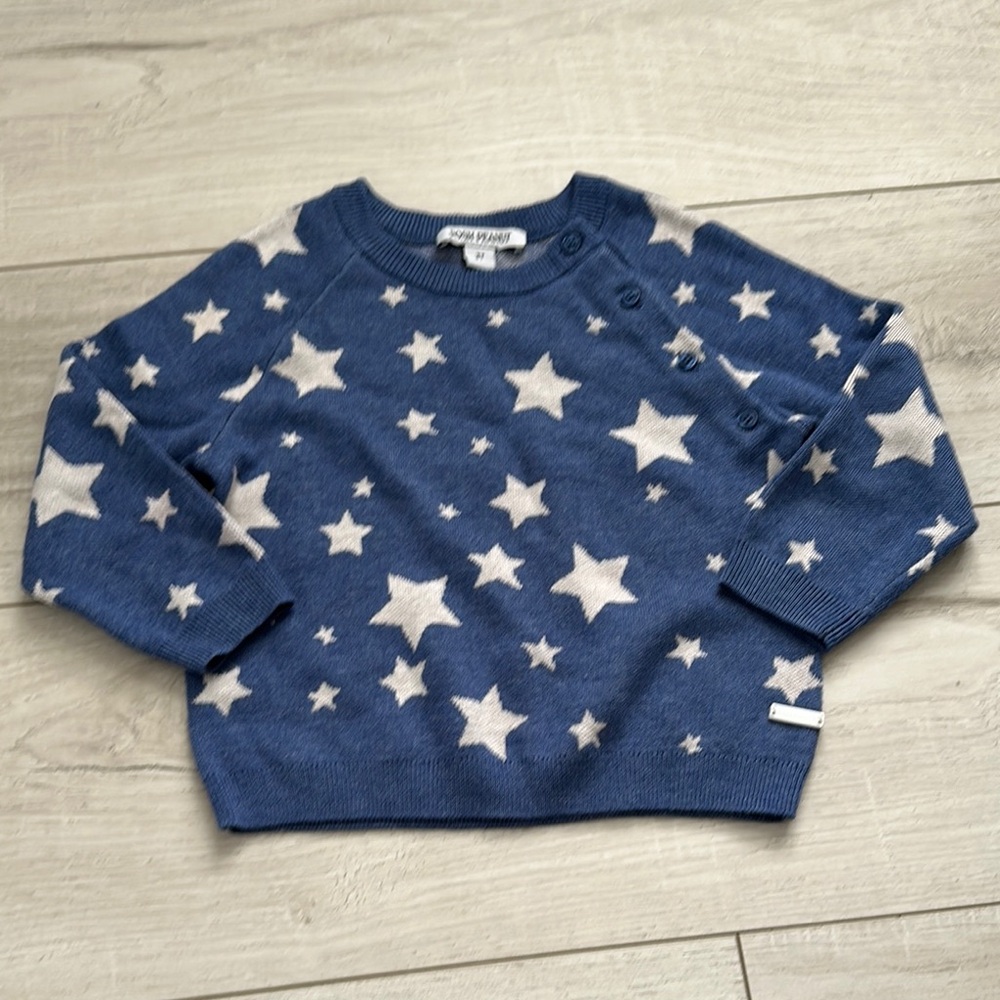 Posh Peanut Blue Star Sweater